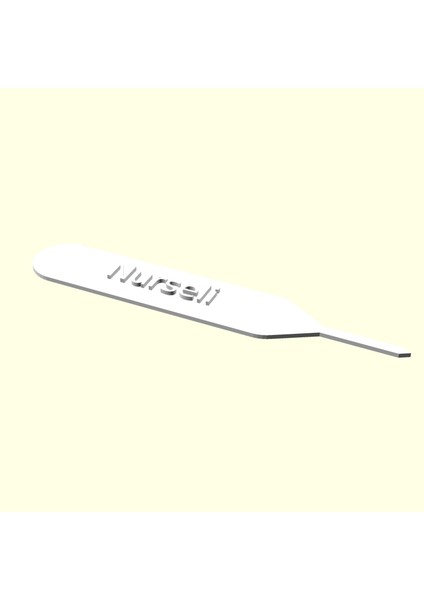 Nurseli Kişiye Isime Isme Özel Kitap Ayracı Kütüphane Kitaplık Isimlik Sevgiliye Eşe Hediyelik Hediyesi Dekoratif Organik Plastik