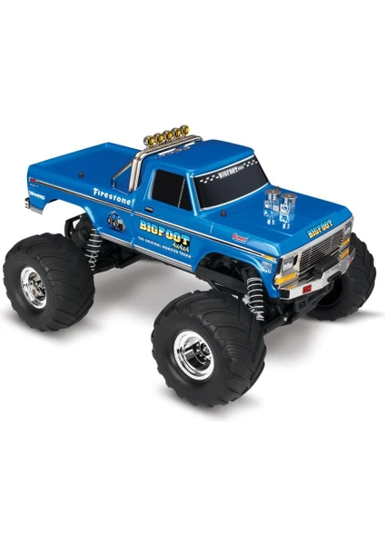 Bigfoot No.1 2WD Rtr 1/10 Monster Truck Tq Elektrikli Rc Model Araba Mavi (Batarya ve Şarj Aleti Dahil)