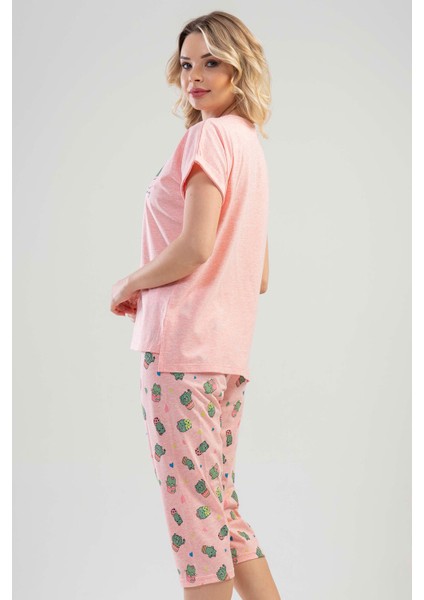 Düşük Omuzlu Double Kısa Kol Yırtmaclı Kaprili Pijama Takım modelleri