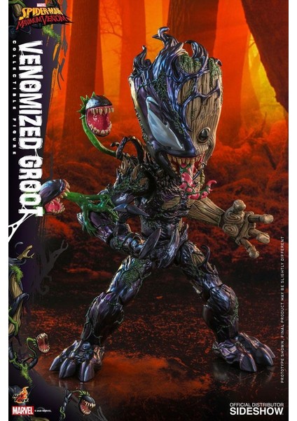 Venomized Groot Collectible Figure Tms 027 - Spider-Man: Maximum Venom