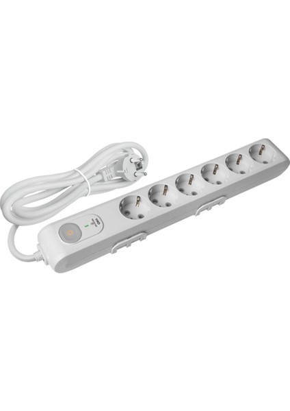 ML-90117632 Multi-Let 6lı Şok Korumalı Priz Çocuk Korumalı Topraklı 1,5 Metre Kablolu Grup Priz
