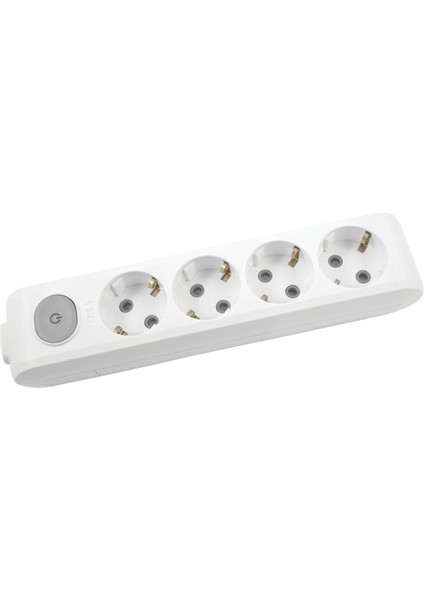 ML-90117400 Multi-Let 4lü Anahtarlı Çocuk Korumalı Topraklı Klemensli Grup Priz