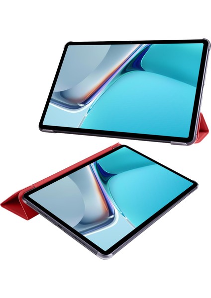 Huawei Matepad 11 Kılıf Flip Akıllı Kapak Standlı Kılıf Smart Cover Uyku Modlu