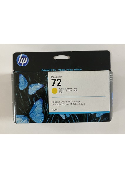 72 C9373A Sarı Kartuş Designjet T610, T620, T770, T790, T1100