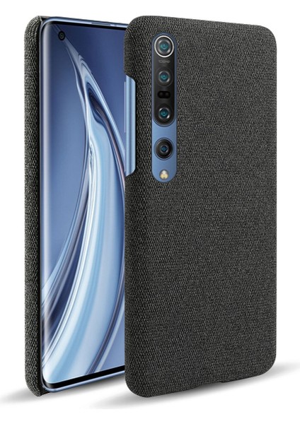 Ex Beauty Xiaomi Mi 10 / Mi 10 Pro Için Kumaş Kaplamalı Plastik Sert Telefon Kılıfı (Yurt Dışından)