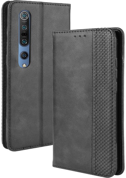 Ex Beauty Xiaomi Mi 10 5g / Mi 10 Pro 5g Için Deri Cüzdan Telefon Kılıfı (Yurt Dışından)