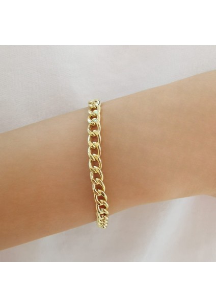 Gurmet Gümüş Bileklik Gold