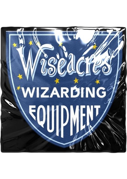 Ahşap Uv Baskılı Wiseacres Büyücü Ekipman Tabela 31*31*5 modelleri