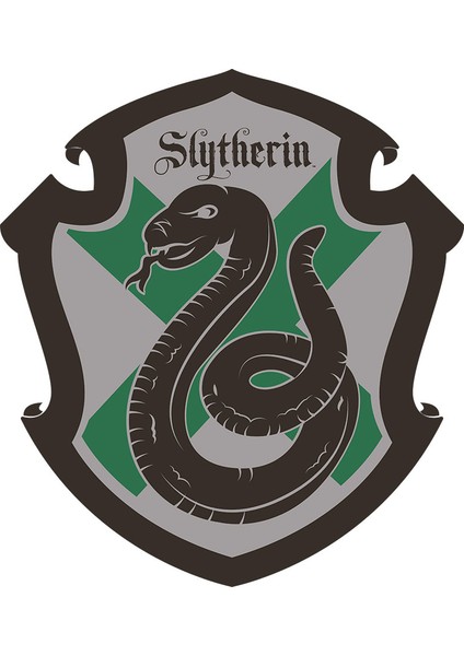 Slytherin Tabelası 22*24,5*5 Mdf Uv Baskılı