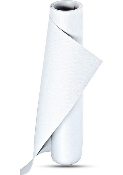 48 cm x 3 mt Dolap Raf Çekmece Içi Kaydırmaz Örtü Beyaz