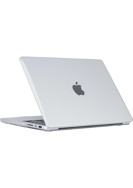 Apple Macbook 16.2' 2021 Uyumlu Fuchsia Msoft Kristal Şeffaf 1mm Incelikte Koruyucu Kılıf