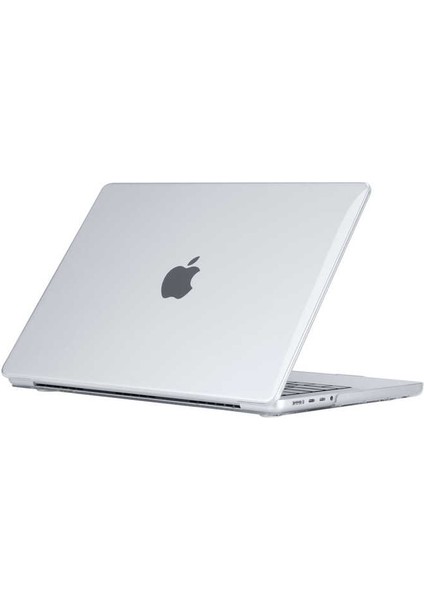 Apple Macbook 16.2' 2021 Uyumlu Fuchsia Msoft Kristal Şeffaf 1mm Incelikte Koruyucu Kılıf