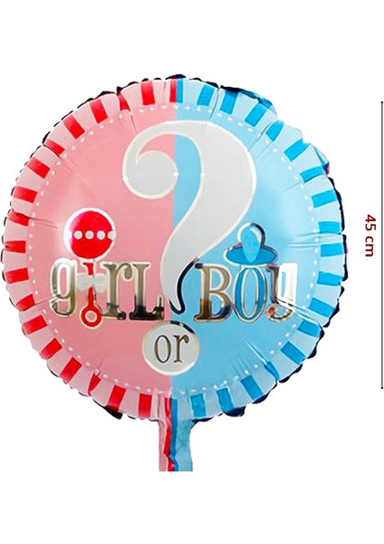 Girl Or Boy Folyo Balon, 45 cm