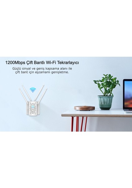 AC1200 Dual-Band Wi-Fi Repeater Wifi Pro Sinyal Güçlendirici, Kablosuz Wall Plug, Menzil Genişletici indirimleri
