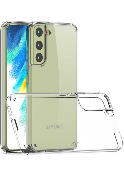 Samsung Galaxy S22 Plus Kapak Şeffaf Sert Silikon Kılıf