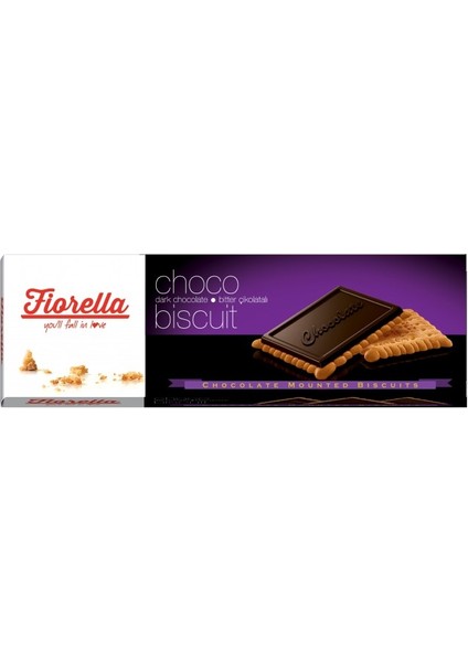 Fiorella Chocobiscuit Bitter Çikolatalı Bisküvi 102  gr 1 Adet