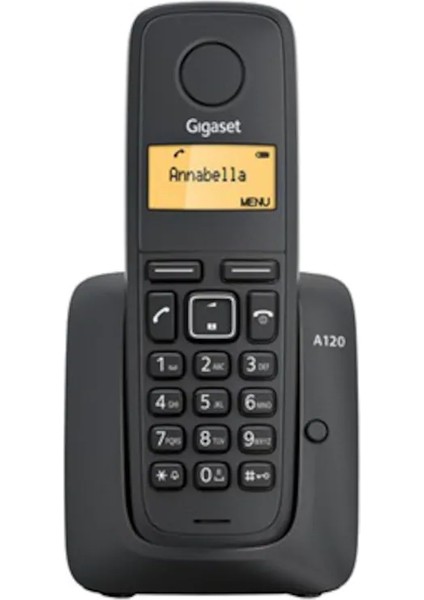 A120 Dect Telefon Siyah