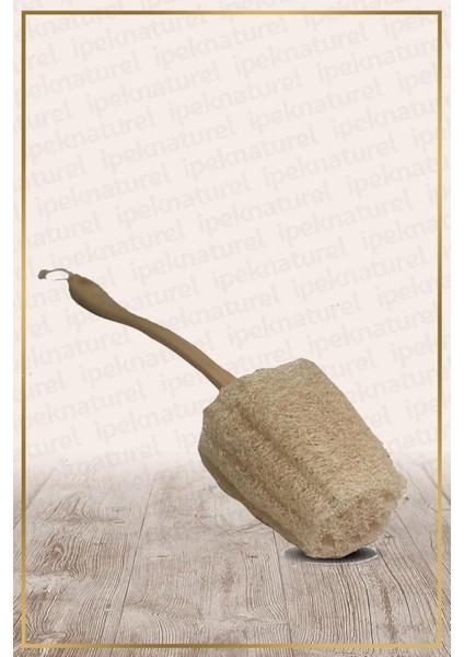 Loofah Ahşap Saplı Masaj Lifi