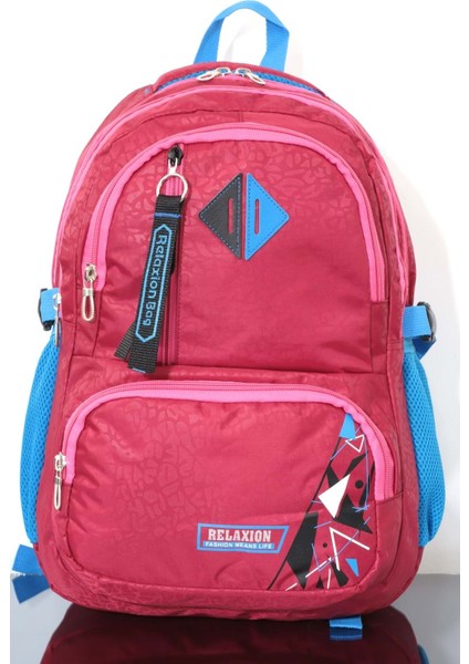1168 Unisex Anatomik Sırt Çantası - NKT01168-Fuşya modelleri