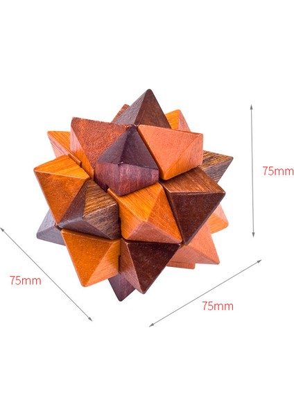 3D Ahşap Bulmaca Oyuncak Zeka Oyunu Çocuk Hediye Için Zeka Yenilik Gag Oyuncaklar | Bloklar(Yurt Dışından)