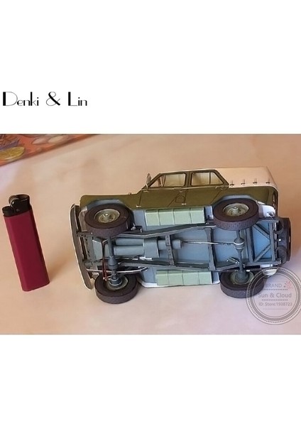1:25 Dıy 3D Rusya Uaz 469 Off Road Askeri Jeep Araç Kağıt Modeli Ikinci Dünya Savaşı El Çalışma Bulmaca Oyunu Araya | Kağıt Modeli | Dıy 3dwar 3D Model