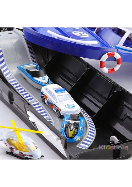 Çocuk Oyuncakları Simülasyon Track Atalet Boat Diecasts oyuncak Araçlar Müzik Hikayesi Işık Oyuncak Gemi Model Oyuncak Araba Otopark Erkek Oyuncaklar | Diecasts oyuncak Araçlar