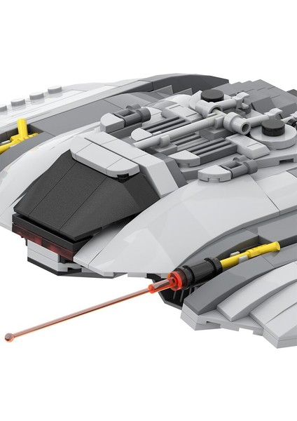 Moc Uzay Askeri Uçak Serisi Savaş Uzay Araç Cylon Raider 1978 Yapı Taşları Tuğla Beyin Oyun Oyuncaklar Çocuklar Için | Bloklar (Gri)