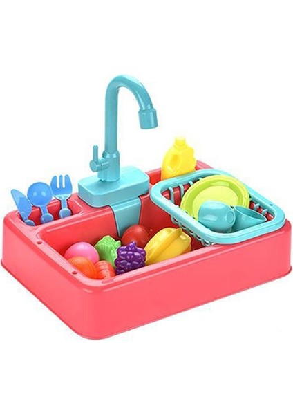Çocuk Lavabo Bulaşık Yıkama Seti Oyuncak Çocuk Simüle Mutfak Oyuncak Seti Eğitici Oyun Ev Oyunları Prop Lavabo Wash Suit Oyuncak | Mutfak Oyuncakları(Yurt Dışından)