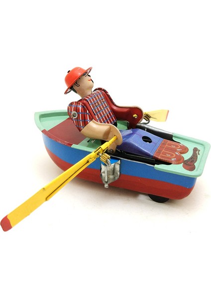 Vintage Retro Boat Tin Toy Classic Clockwork Mechanical Wind Up Boating Tin Toy For Adult Kids Collectible Gift|wind Up Toys indirimleri