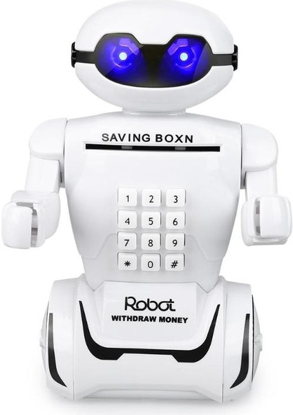 Yaratıcı Elektronik Şifre Robot Kumbara Kapalı Işık Müzik Tasarruf Para Kutusu Masa Lambası Çocuk Oyuncakları Süs Çocuk Hediye | Para Kutuları(Yurt Dışından)