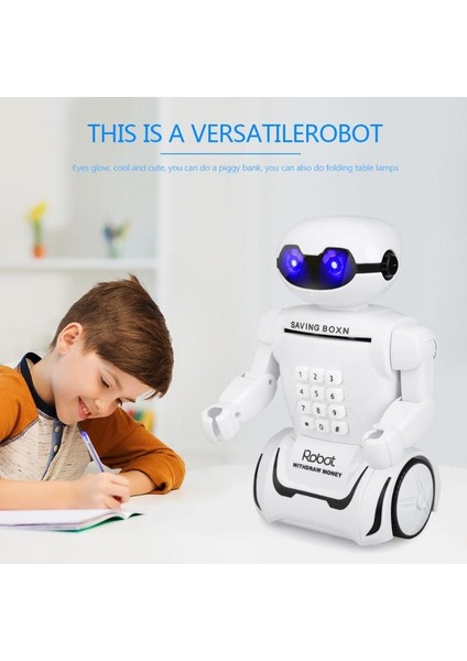 Yaratıcı Elektronik Şifre Robot Kumbara Kapalı Işık Müzik Tasarruf Para Kutusu Masa Lambası Çocuk Oyuncakları Süs Çocuk Hediye | Para Kutuları(Yurt Dışından) fiyatları
