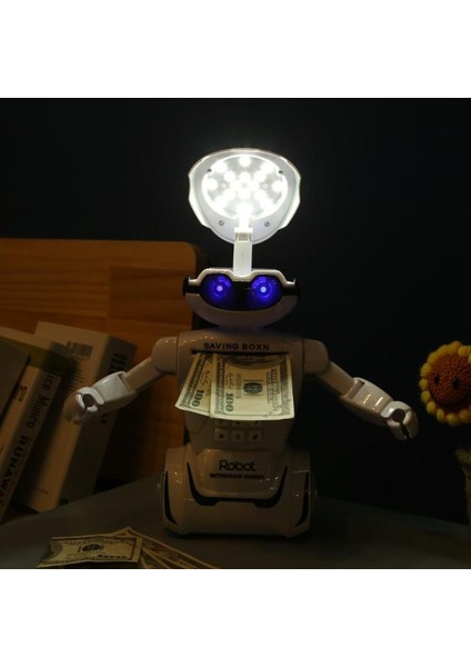 Yaratıcı Elektronik Şifre Robot Kumbara Kapalı Işık Müzik Tasarruf Para Kutusu Masa Lambası Çocuk Oyuncakları Süs Çocuk Hediye | Para Kutuları(Yurt Dışından) indirimleri