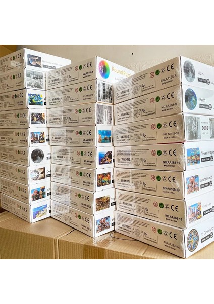 3D Parçalar Yapboz Pencere Kediler Yetişkin Çocuklar Için Yüksek Kalite En Iyi Hediyeler Dekompresyon Oyunu 70X50 cm AA168 59 | Model Yapı Kitleri