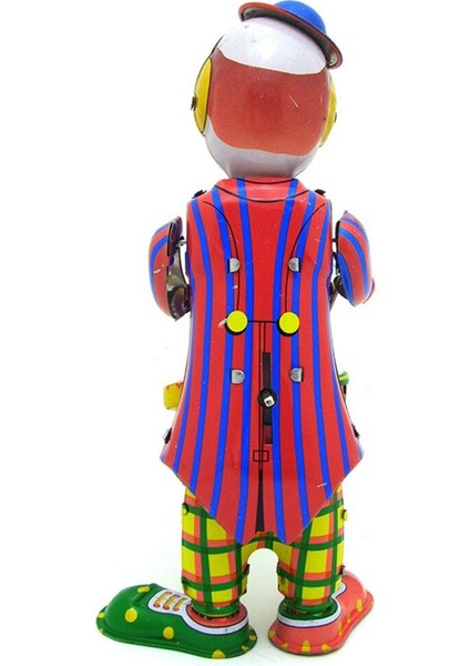 Vintage Clockwork Wind Up Palyaço Drummer Oyuncaklar Fotoğrafçılık Çocuk Çocuk Yetişkin Palyaço Drummer Teneke Oyuncaklar Klasik Oyuncak Noel Hediyesi | Rüzgar Up Oyuncaklar indirimleri