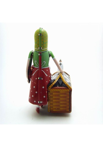 Vintage Koleksiyonu Rus Köylü Kadın Kalay Oyuncaklar Klasik Clockwork Yumurta Kadın Modeli Kalay Oyuncaklar Yetişkin Çocuklar Için Koleksiyon Hediye | Rüzgar Up Oyuncaklar(Yurt Dışından) fiyatları