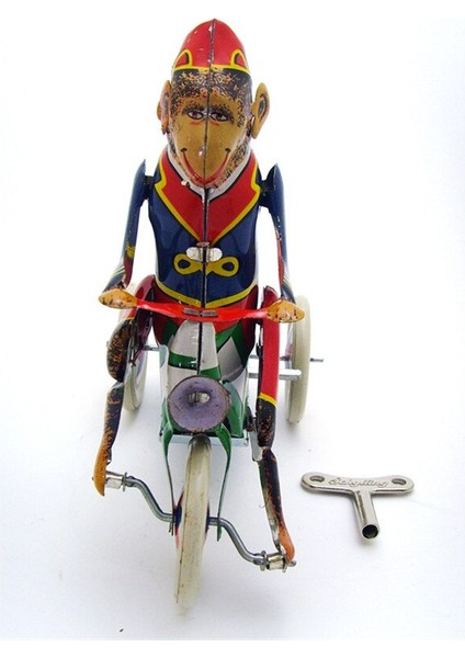 Vintage Koleksiyon Teneke Oyuncaklar Klasik Clockwork Wind Up Sürme Maymun Kalay Oyuncaklar Yetişkin Çocuklar Için Koleksiyon Hediye | Rüzgar Up Oyuncaklar modelleri
