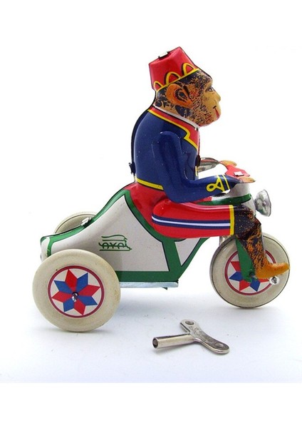 Vintage Koleksiyon Teneke Oyuncaklar Klasik Clockwork Wind Up Sürme Maymun Kalay Oyuncaklar Yetişkin Çocuklar Için Koleksiyon Hediye | Rüzgar Up Oyuncaklar indirimleri