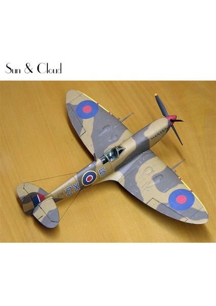 1:32 Dıy 3D Supermarine Spitfire Ixc Tipi Fighter Uçak Uçak Kağıt Modeli El Çalışma Bulmaca Oyunu Dıy Çocuk Oyuncak Araya | Uçak Kağıt Modeli | Kağıt Modelaircraft Kağıt(Yurt Dışından)