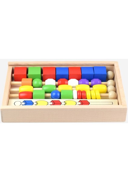 Ahşap Geometrik Renk Montessori Bulmaca Sıralama Matematik Tuğla Okul Öncesi Öğrenme Eğitici Oyun Bebek Toddler Oyuncaklar Çocuklar Için | Bloklar