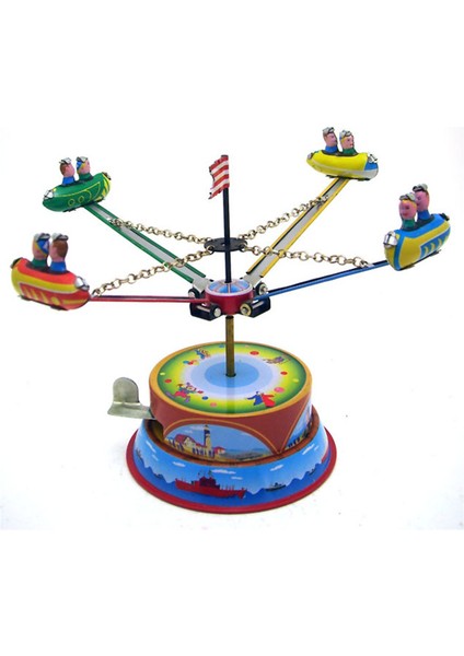 Classic Vintage Clockwork Amusement Park Nostalgic Wind Up Children Kids Tin Toys With Key Fun Toy Gift For Children|tin Toys|tin Tin Toystoys Tin