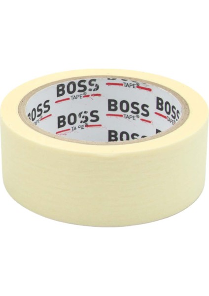 Boss Tape Beyaz Renkli Maskeleme Boya Bandı Kağıt Bant