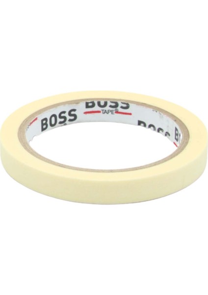 Boss Tape Beyaz Renkli Maskeleme Boya Bandı Kağıt Bant