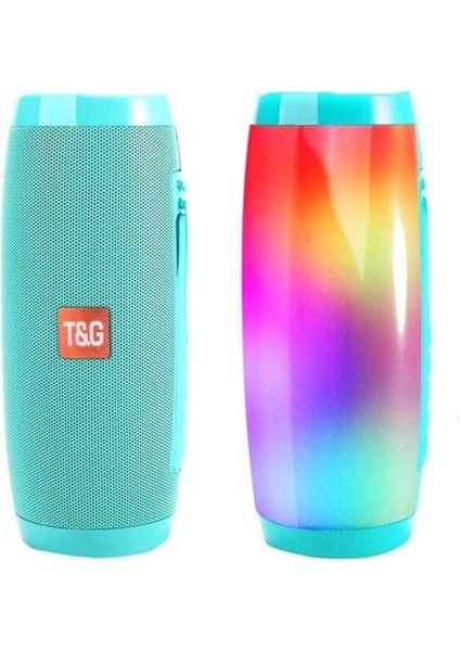 TG-165 USB/TF Kart/FM Radio LED Işıklı Taşınabilir Bluetooth Hoparlör