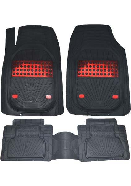 Volvo S60 2000-2010 Icon Kırmızı Oto Paspas Seti
