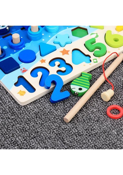 Montessori Geometric Cognition Counting Sorters Learning Game Kids Math Wooden Toys For Children Early Educational Toys From 3|math Toys modelleri
