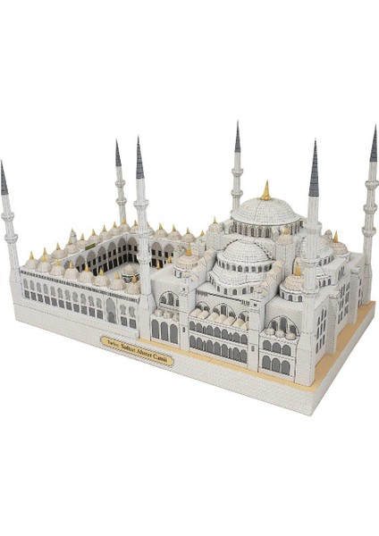 Dıy 3D Sultan Ahmet Camii, Türkiye Craft Kağıt Modeli Mimari Eğitim Oyuncaklar El Yapımı Yetişkin Yapboz Oyunu | Model Yapı Kitleri