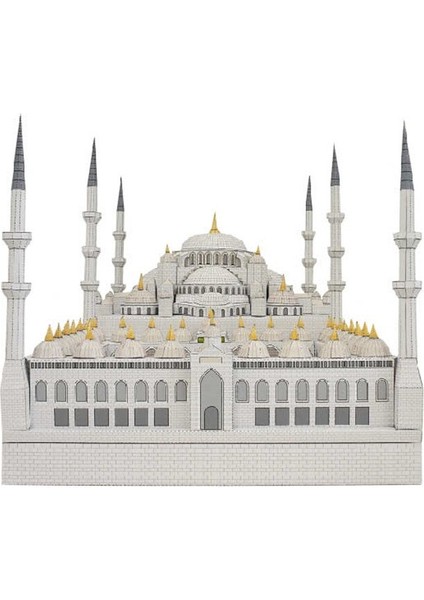 Dıy 3D Sultan Ahmet Camii, Türkiye Craft Kağıt Modeli Mimari Eğitim Oyuncaklar El Yapımı Yetişkin Yapboz Oyunu | Model Yapı Kitleri