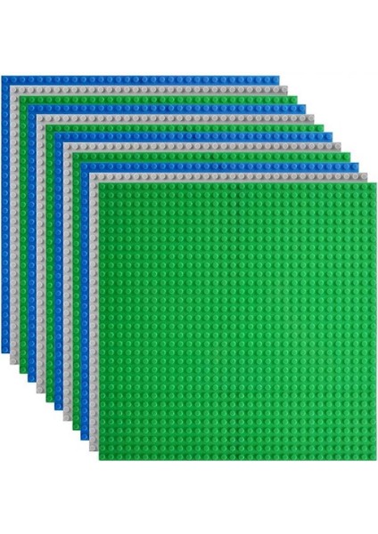 Klasik Plakalar Bina Taban Plakaları -Baseplates 10 "x 10", 12 Paket(Yurt Dışından)