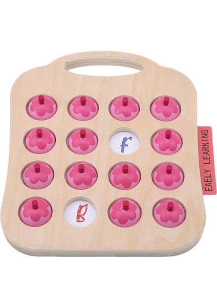 1 Takım Eğitim Hafıza Puzzle Ahşap Satranç Aile Oyunu Özel Doğum Günü Hediyesi Yüksek Kalite Güvenlik Çocuk Erken Eğitim Oyuncak | Bloklar (Pembe)(Yurt Dışından) fiyatları