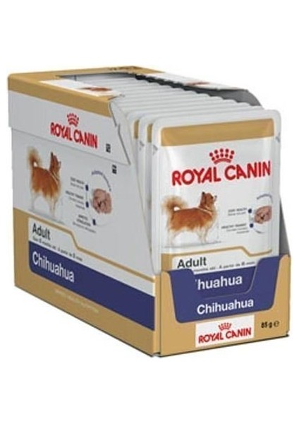 Chihuahua Adult Pouch Yetişkin Köpekler Için Konserve 85 GRX12 Adet
